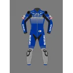 2021 Custom Motorbike suits ALEX RINS SUZUKI RACE SUIT Leather Motorbike Suit 